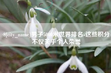濮阳男子5000米世界排名-这些积分不仅关乎个人荣誉