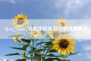 濮阳消防学校录取分数线是多少