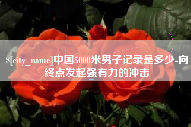 濮阳中国5000米男子记录是多少-向终点发起强有力的冲击