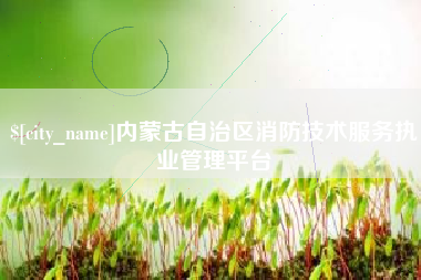 濮阳内蒙古自治区消防技术服务执业管理平台