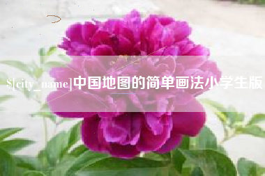 濮阳中国地图的简单画法小学生版
