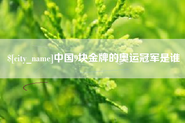 濮阳中国9块金牌的奥运冠军是谁