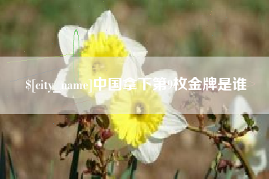 濮阳中国拿下第9枚金牌是谁