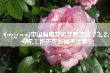 濮阳中国消防救援学院毕业了怎么分配工作还可能被逃汰吗？