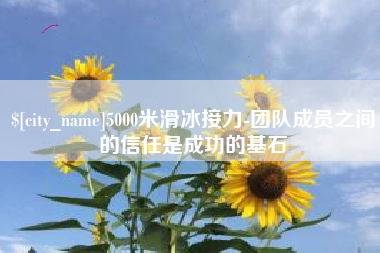 濮阳5000米滑冰接力-团队成员之间的信任是成功的基石