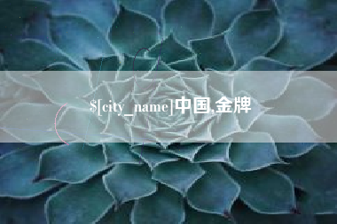 濮阳中国,金牌