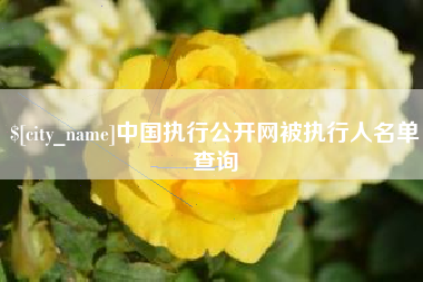 濮阳中国执行公开网被执行人名单查询