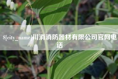 濮阳川消消防器材有限公司官网电话