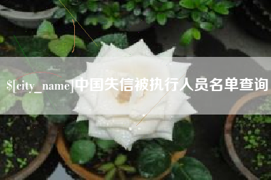濮阳中国失信被执行人员名单查询