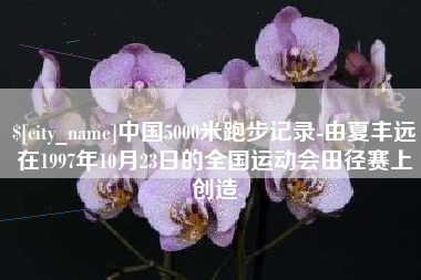 濮阳中国5000米跑步记录-由夏丰远在1997年10月23日的全国运动会田径赛上创造