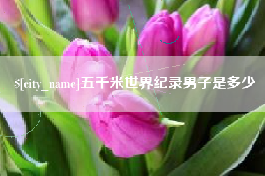 濮阳五千米世界纪录男子是多少