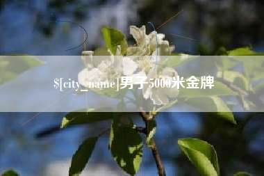 濮阳男子5000米金牌