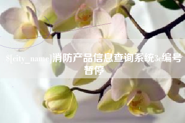 濮阳消防产品信息查询系统3c编号暂停