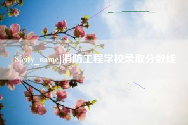 濮阳消防工程学校录取分数线