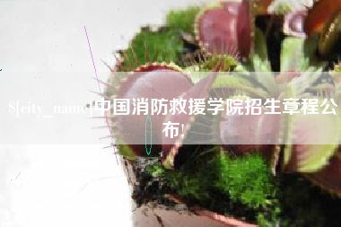 濮阳中国消防救援学院招生章程公布!